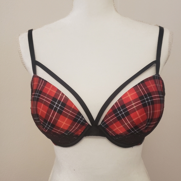 Victoria's Secret Other - Never Worn… Victorias Secret Bombshell Pushup Red & Black Bra NWOT